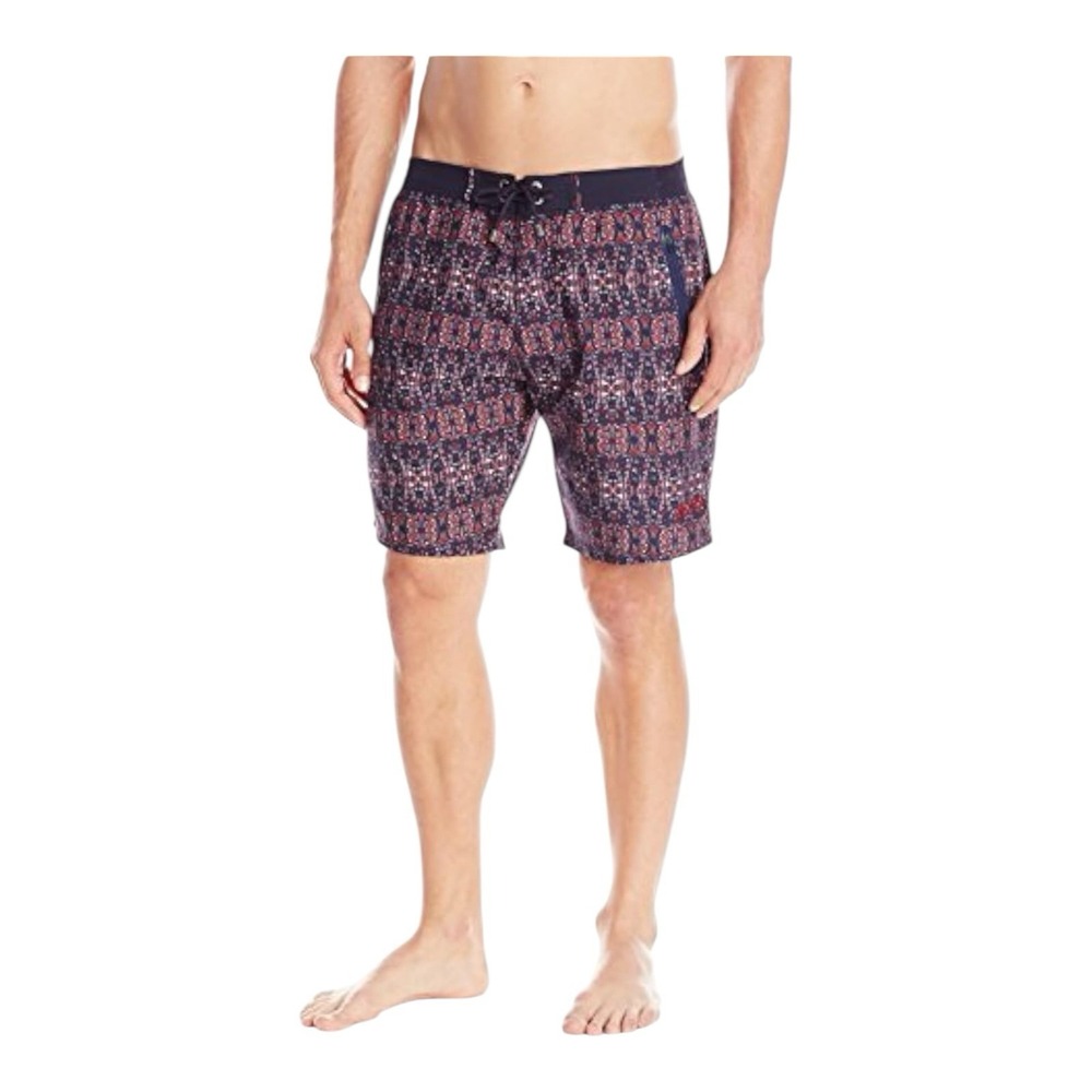 Hugo Boss Men's Swim Trunk Swimwear Drawstring Multicolor‎ Shorts Size Medium